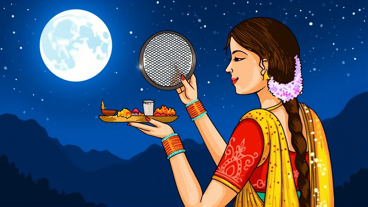 करवा चौथ 2025 में शहरवार चाँद उगने का समय: दिल्ली‑मुंबई‑बेंगलुरु में कब?
