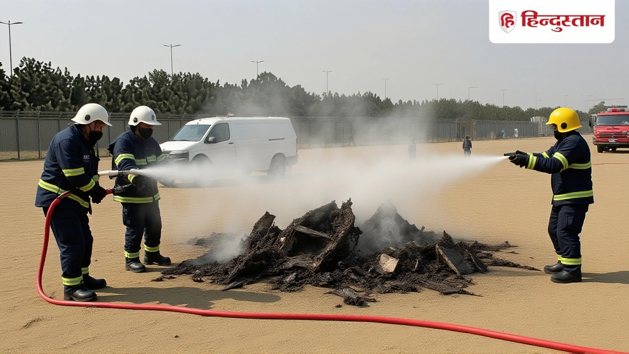 दुबई एयर शो में तेजस विमान क्रैश, विंग कमांडर नमन सियाल की मौत