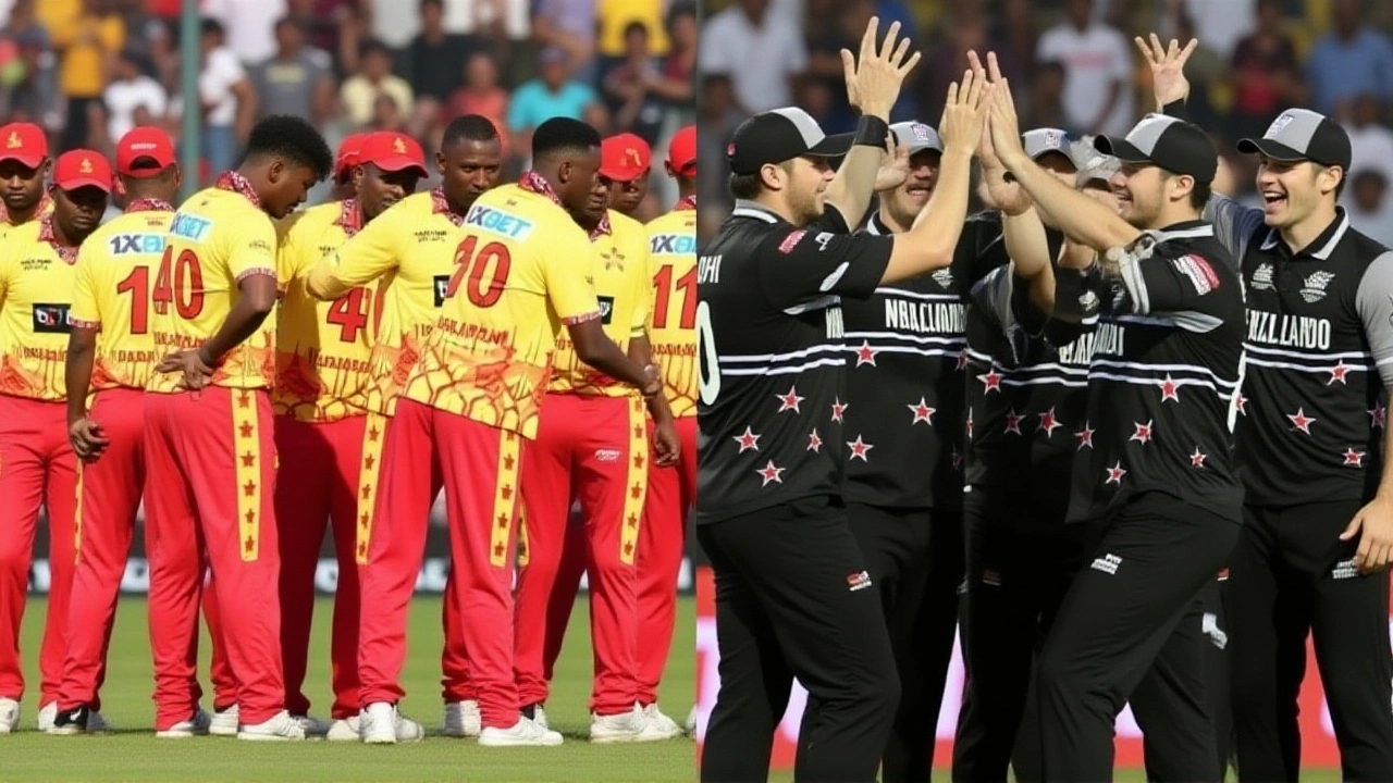 न्यूजीलैंड ने हरारे में जिम्बाब्वे को 8 विकेट से हराया, टी20 ट्राई सीरीज में शीर्ष पर